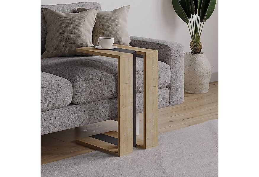 Decortie Beistelltisch Muju, Modern C Form Beistelltisch, 30 x 40 x 57 cm günstig online kaufen