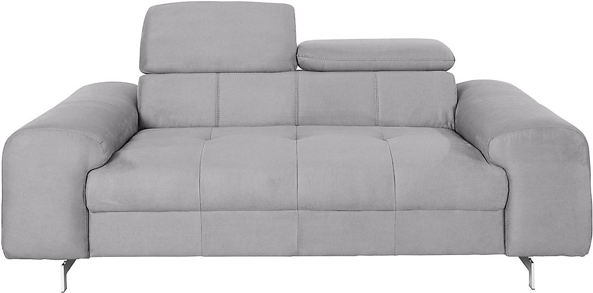 COTTA 2-Sitzer »Chef« Big-Sofa mit Kopfteilverstellung, edle Metallkufen günstig online kaufen