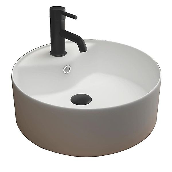Alpenberger Aufsatzwaschbecken Rund - Mini Waschbecken günstig online kaufen