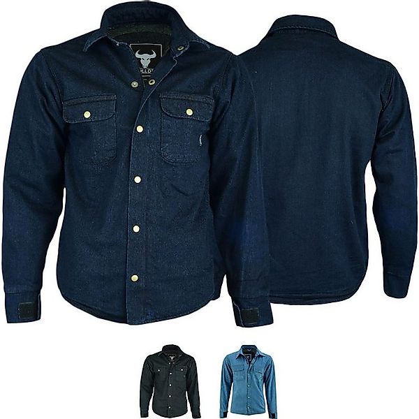 BULLDT Motorradjacke BLD1202 (mit Protektoren) Motorradhemd Jeansjacke Hemd günstig online kaufen