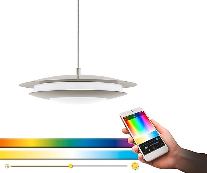 EGLO Pendelleuchte »MONEVA-C«, 1 flammig, Leuchtmittel LED-Board   LED fest günstig online kaufen