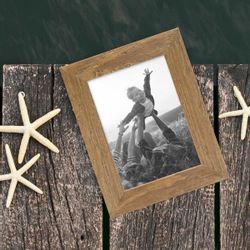 PHOTOLINI Bilderrahmen 2er Set Strandhaus Rustikal günstig online kaufen