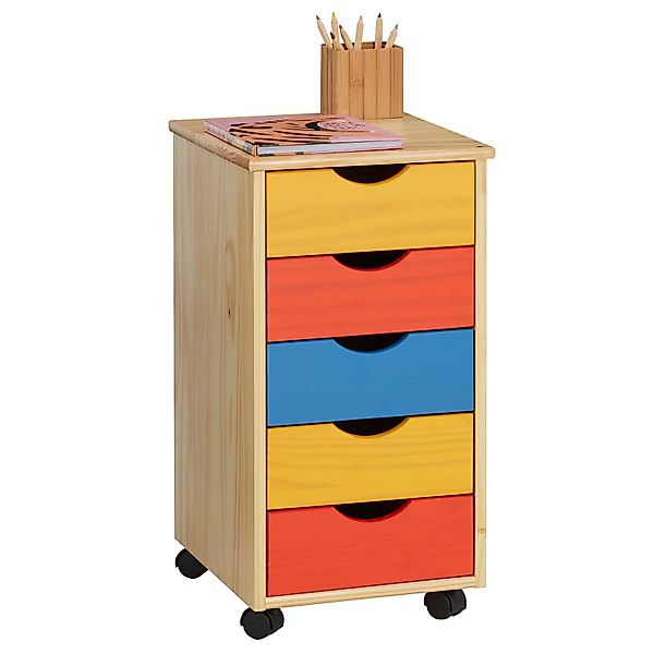 IDIMEX Rollcontainer LAGOS, Rollcontainer Kiefer Bürocontainer günstig online kaufen