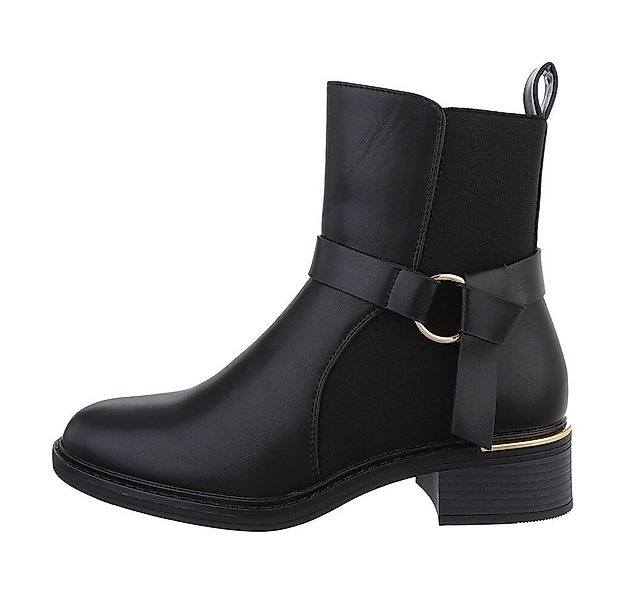 Ital-Design Damen Freizeit Stiefelette (84633789) Blockabsatz Klassische St günstig online kaufen