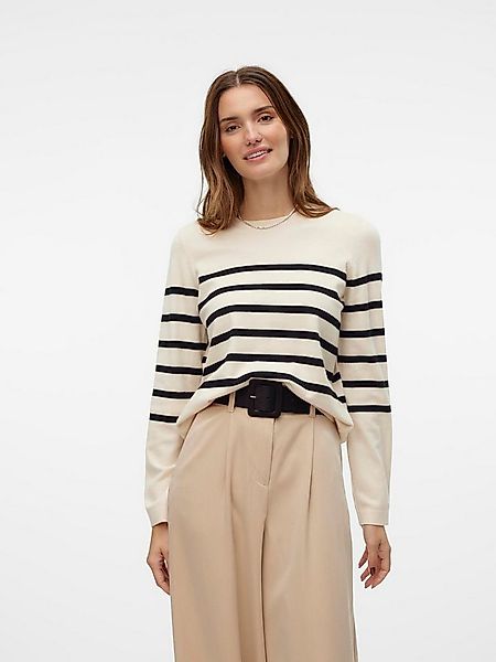 Vero Moda Rundhalspullover VMSABA PLAIN LS O-NECK PULLOVER GA NOOS günstig online kaufen