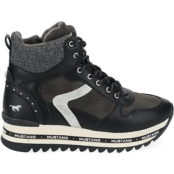 Mustang Shoes Schnürstiefelette "Mustang Shoes Stiefelette Lederimitat" günstig online kaufen