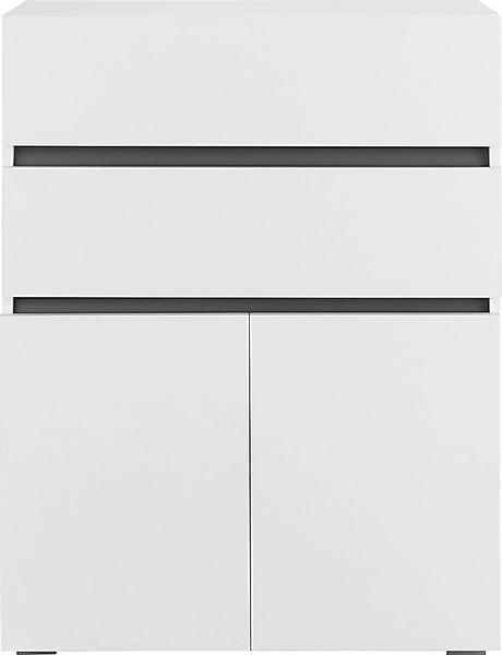 Home affaire Midischrank "Wisla", Höhe 98 cm, mit Türen & Schubkasten günstig online kaufen