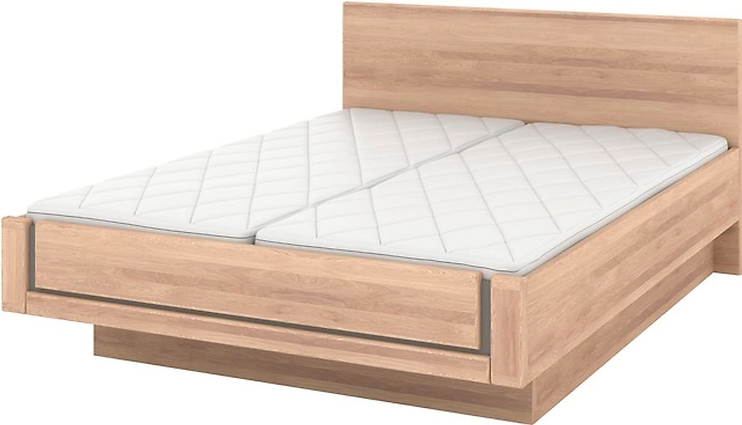 Musterring Holzbett »Sorrent, Bettgestell, Bettrahmen, teilmassiv Eiche«, ( günstig online kaufen