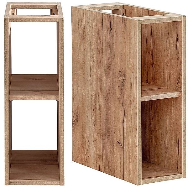 Lomadox Waschbeckenschrank TOSKANA-56 Wotaneiche 141/59,5/46 cm günstig online kaufen