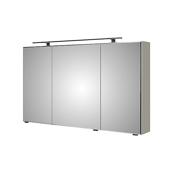 Pelipal Spiegelschrank Quantum 07 Kaschmir Matt 120 cm Drehtüren 35/50/35 c günstig online kaufen