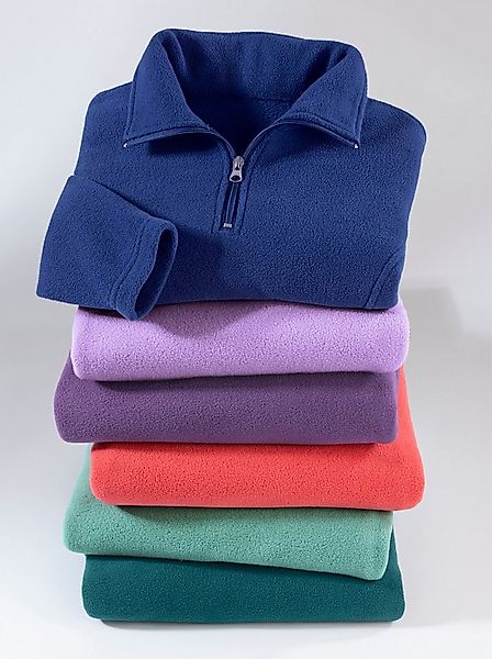 Sieh an! Fleeceshirt Fleeceshirt . Länge ca. 66 cm günstig online kaufen