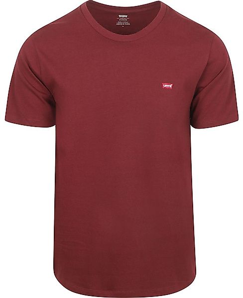 Levi's T-Shirt Original Bordeaux - Größe XL günstig online kaufen