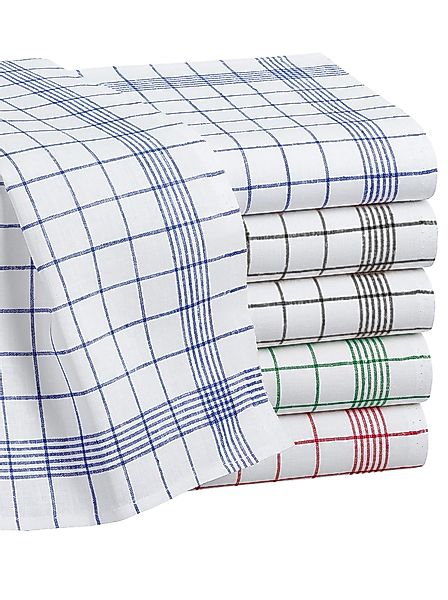Zestri Geschirrtuch Halbleinen 10er Set Geschirrhandtücher günstig online kaufen
