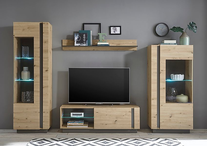 INOSIGN Wohnwand "CLAiR Kombi 21" Set, 4 Stk. tlg. günstig online kaufen