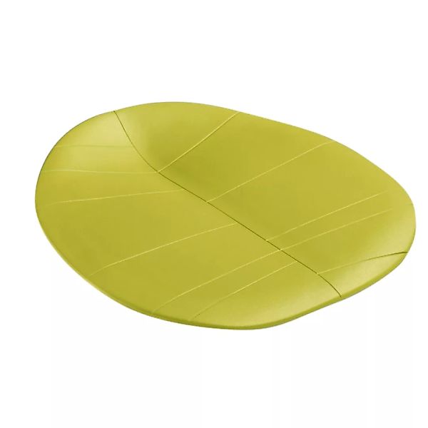Arper - Leaf Outdoor Sitzauflage - grün/Polyurethan günstig online kaufen