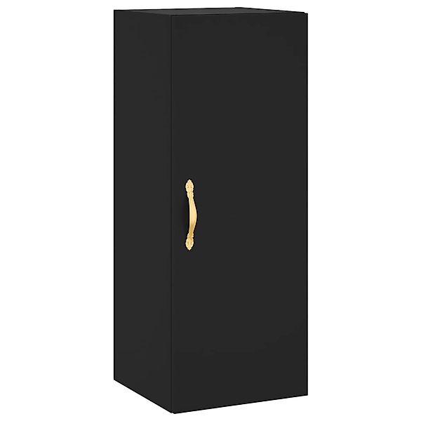 vidaXL Wandschrank Schwarz 34,5x34x90 cm 828837 günstig online kaufen