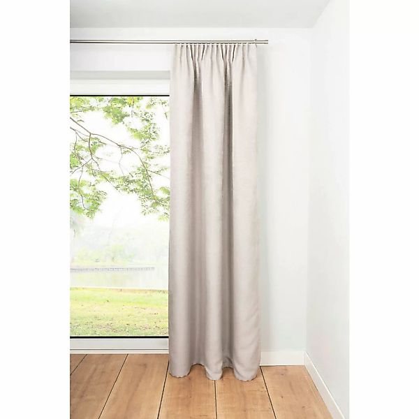 Kombivorhang 2er Pack Dim grau B/L: ca. 135x300 cm günstig online kaufen