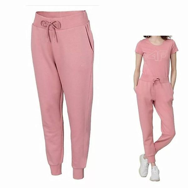 4F Leggings 4F - Damen Sweathose, Jogginghose Baumwolle pink günstig online kaufen