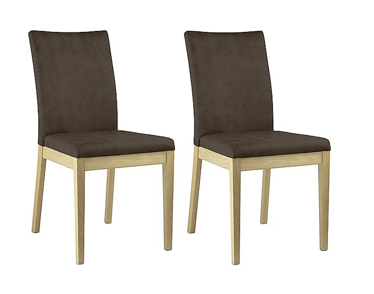 Home affaire 4-Fußstuhl "Dendres" (Set) 2 Stk.Sitz und Ruecken gepolstert günstig online kaufen