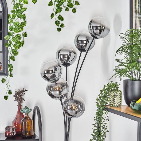 hofstein Stehlampe Stehlampe aus Metall/Glas in günstig online kaufen