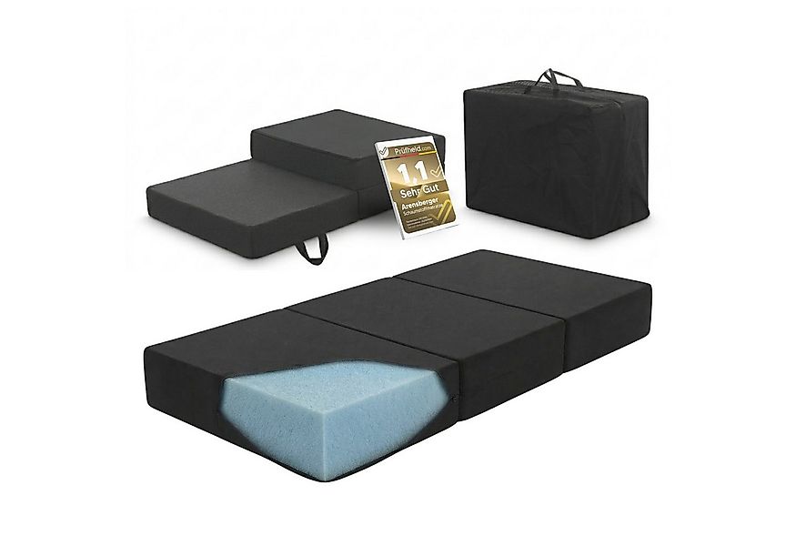 Klappmatratze Gästematratze klappbar faltbar, AMALIA, Gästebett Klappmatrat günstig online kaufen