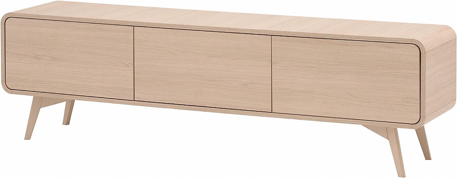 Home affaire Lowboard "Torsby, moderner TV-Schrank, Kommode in Eiche Natur, günstig online kaufen