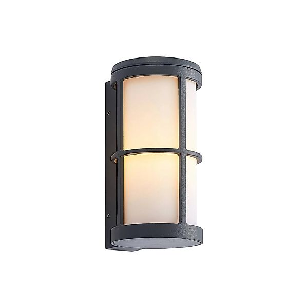 Lucande Wandleuchte Außen Kelini 9618147 Spritzwassergeschützt Modern in Sc günstig online kaufen