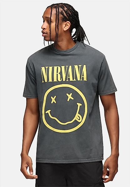 Recovered T-Shirt Nirvana Yellow mit coolem Nirvana-Print günstig online kaufen