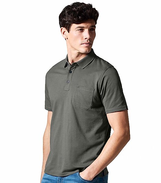 CASAMODA Poloshirt "CASAMODA Polo-Shirt uni" günstig online kaufen