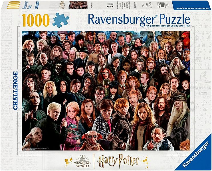 Ravensburger Puzzle Challenge, Harry Potter, 1000 Puzzleteile, Made in Germ günstig online kaufen
