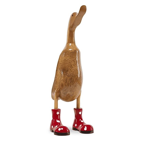 Rikmani Dekofigur Holzfigur Ente Stiefel - günstig online kaufen