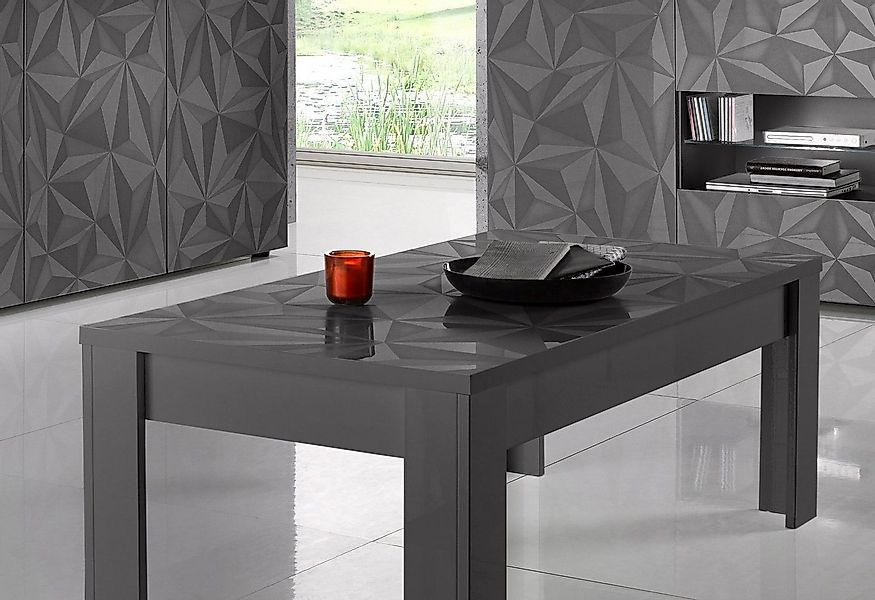 INOSIGN Couchtisch Prisma 122x65 cm, Wohnzimmertisch mit Winkelfuß, Sofatis günstig online kaufen