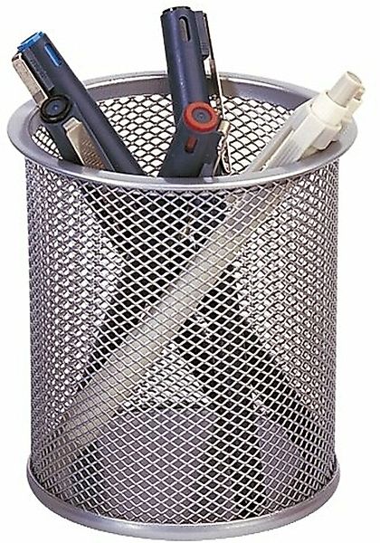 Connect Tischaufsatz Schreibtischköcher Metall silber günstig online kaufen