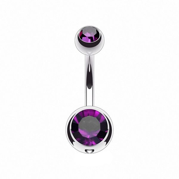 Taffstyle Bauchnabelpiercing Bauchnabelpiercing Titan G23 Kristall günstig online kaufen