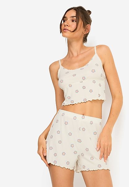 LSCN by LASCANA Shorty Set, 2 tlg. All-over Druck günstig online kaufen