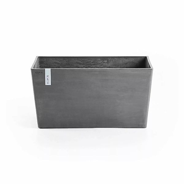 Ecopots Pflanztopf Paris Grau (HxBxT) 50 x 99 x 46 cm günstig online kaufen