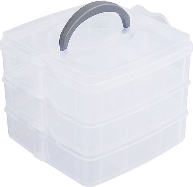 VBS Aufbewahrungsbox, 15,5 cm x 15,5 cm x 13 cm günstig online kaufen