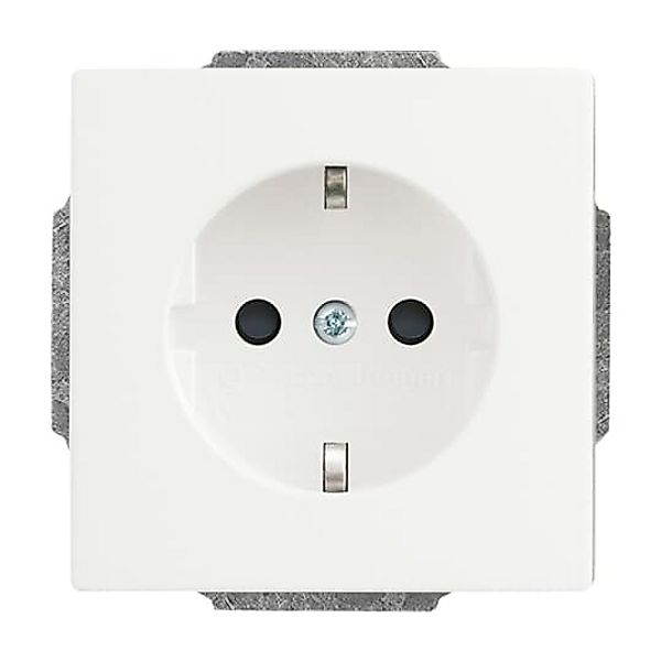 Busch-Jaeger SCHUKO Steckdosen-Einsatz studioweiß matt 2300 EUCB-884 günstig online kaufen