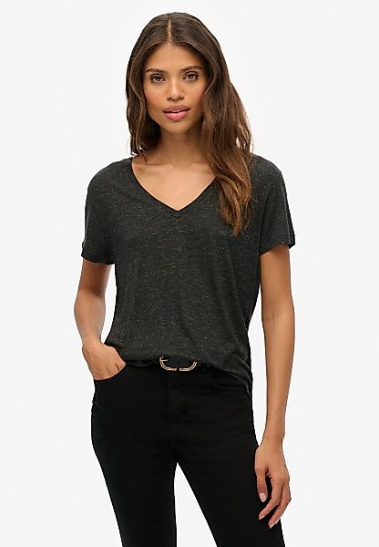 Superdry T-Shirt "STUDIOS SLUB EMB VEE TEE" günstig online kaufen