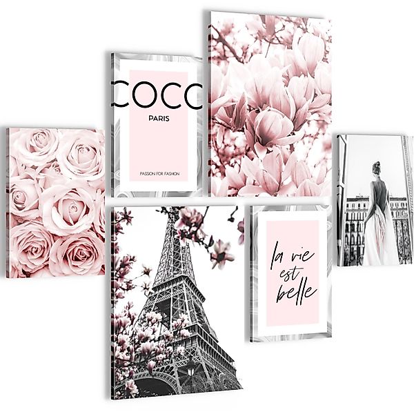 Novart Wandbild Wandbilder Fashion AUFHÄNGFERTIG Mädchen günstig online kaufen