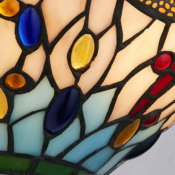 Wandleuchte Dragonfly im Tiffany-Stil günstig online kaufen