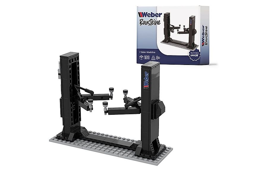 Weber GmbH Bausteine 2 Säulen Hebebühne Werkstatt Garage ab 6 Spielbaustein günstig online kaufen