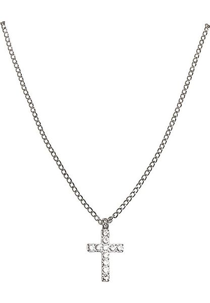 URBAN CLASSICS Edelstahlkette Urban Classics Unisex Diamond Cross Necklace günstig online kaufen