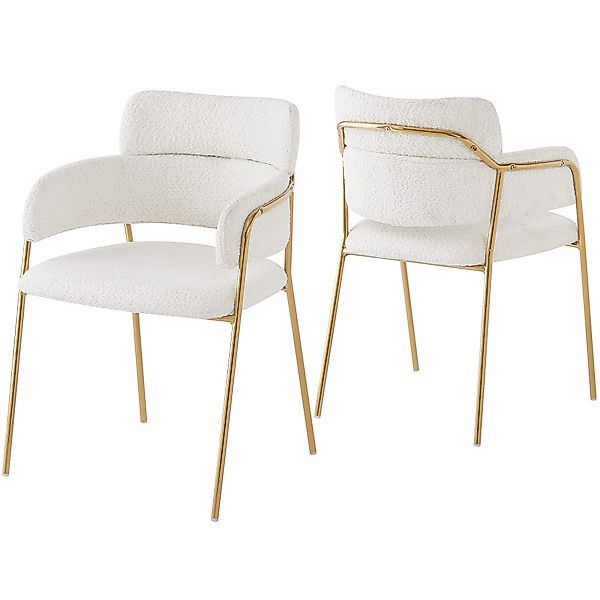 OKWISH Esszimmerstuhl mit goldenen Beinen (Polsterstuhl, günstig online kaufen