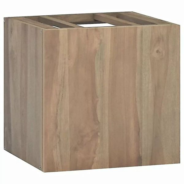 vidaXL Fächerschrank Wand-Badschrank 46x25,5x40 cm Massivholz Teak (1-St) günstig online kaufen