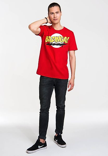 LOGOSHIRT T-Shirt "Bazinga - The Big Bang Theory", mit coolem Frontdruck günstig online kaufen