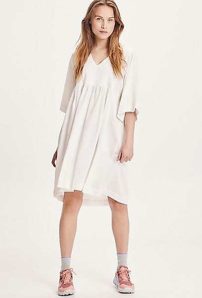 Midi Kleid - Heather Cotton Crepe A-shape Dress - Aus Bio-baumwolle günstig online kaufen