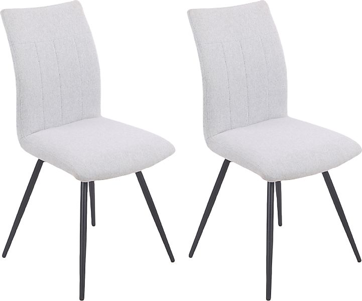 HELA Drehstuhl »Vierfußstuhl RIO«, (Set), 2 St., Webstoff, Esszimmerstuhl, günstig online kaufen