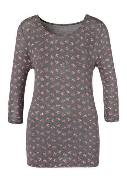 LASCANA 3/4-Arm-Shirt "mit kleinem Cut-Out am Ärmelsaum" 2er-Pack, aus weic günstig online kaufen