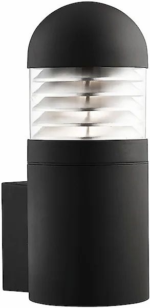 Searchlight Außen-Wandleuchte »Bronx Outdoor Wall Light-Black Metal, Clear günstig online kaufen